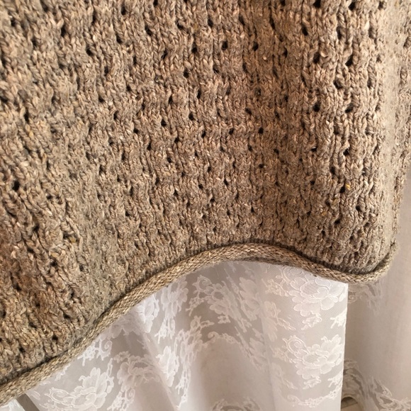 THE ICING * Natural Linen-Look Oversize Sweater - Picture 7 of 7